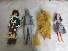 Presents Wizard of Oz Tin Man Lion Dorothy Scarecrow 1987 Vintage Dolls Lot Of 4 picture