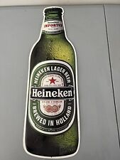 Vintage HEINEKEN Beer tin sign, Bottle Metal Tin  23