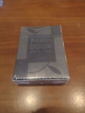 Sealed LIMITED Edition PEAU DOUX Black Deco Back Playing Cards Art Of Play RARE picture