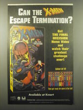 1994 Polygram Video X-Men Home Videos Ad - Can the X-Men escape termination? picture