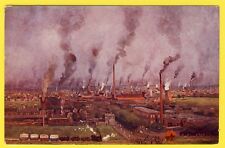 cpa illustration NETHERLAND FROM FABRIEKSSTAD TENSCHED City Factory Train Fireplaces picture