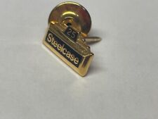 Steelcase Office Furniture Employee 25 Yr Employee Service Award Pin Vintage picture
