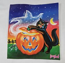 Lisa Frank card board Mini Poster 80’s Halloween Handouts Cat Pumpkin Ghost 8.5 picture