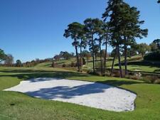 Sand trap at the private Country Club of Little Rock in the capital city of the picture