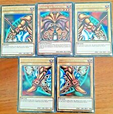 Yugioh - Konami NEW Exodia the Forbidden Complete YGLD All 5 Parts Rare picture