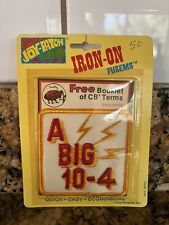 Vintage A Big 10-4 CB Iron-On Patch picture