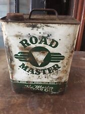 RARE Vintage 2 Gallon Road master Oil Can Advertising picture