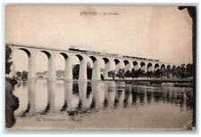 c1940's The Limoges Viaduct Haute-Vienne France Vintage Posted Postcard picture