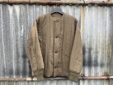 1960's CZECH ARMY COLD WEATHER LINER JACKET - ROUND NECK - Sz.1 S/M Gd.2 picture