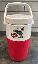 VINTAGE COLEMAN PAPA GINO'S PIZZA BEVERAGE/DRINK COOLER WITH HANDLE picture