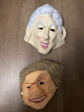 Bill and Hillary Clinton Mask Lot Of 2 picture
