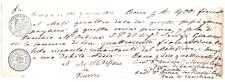 Italian Prince Adrea Corsini, Duca di Casigliano Signed Check 1837/ Autographed picture