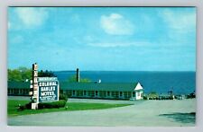 Penobscot Bay ME-Maine, Colonial Gables Motel And Cottages, Vintage Postcard picture