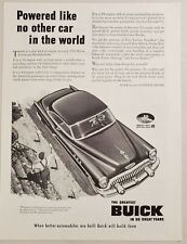 1953 Print Ad Buick 2-Door Cars with Vertical Valve V8 Engines Greatest picture