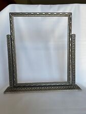 Antigue Art Deco 8x10 swing type picture frame picture