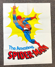 Amazing Spiderman Promo Vintage Poster 1975 Marvel Hudson Pharma 22