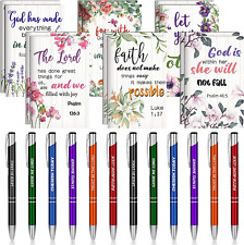 24 Pcs Mini Motivational Pens Inspirational Notepads Bulk Appreciation Gifts Sma picture