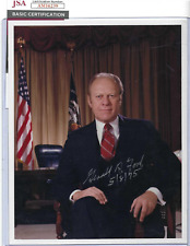 Gerald Ford Autographed 8x10 Color Photo JSA COA United States President picture