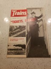 TRAINS THE MAGAZINE OF RAILROADING FEBRUARY 1970 VINTAGE - TICKETS PLEASE picture