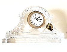 Waterford Crystal Desk Clock  Made in Ireland  6