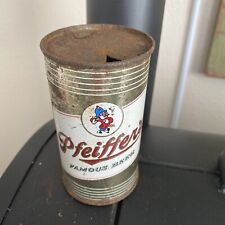 Pfeiffer’s Famous  STEEL BEER CAN  Flat Top 12oz Detroit 7, Michigan #2 picture
