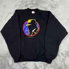 Dick Tracy Sweater Black Extra Large Made in the USA Walt Disney Long Sleeve picture