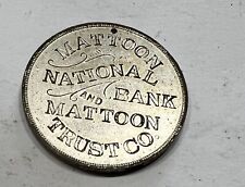 MATTOON IL National BANK & TRUST CO adv TOKEN COIN age? picture