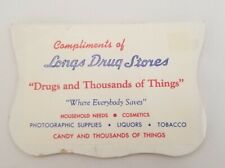 Longs Drug Stores Advertising Needle Book picture