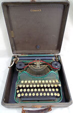 Vintage 1927 ? Green L.C. Smith Corona 4 Portable Case Typewriter Needs Repair picture