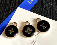 Lot of 3 Designer Louis Vuitton LV Button Zipperpull Double-sided 15 mm 0,59 in picture