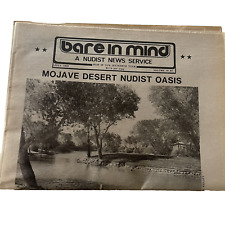 vintage july 1988 Bare in Mind Nudist newspaper mojave desert oasis vol 16 picture