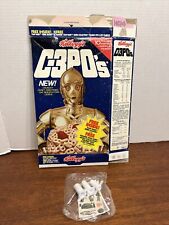 Star Wars C3PO's Kellogg's Flat Empty Cereal Box WITH Rebel Rocket COMPLETE picture
