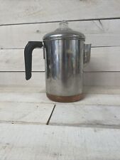 Vintage Revere Ware Coffee Percolator 1801 Copper Clad Bottom Complete picture