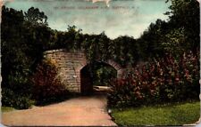Postcard Stone Arched Ivy Bridge Delaware Avenue Buffalo New York 1909   8405 picture