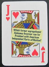 1968 Trivia Which Alabama Governor Ran for President Single Swap Wide Card picture