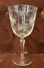 One Vtg 1930s Libbey Candlelight 7” Water Goblet  3 Available  picture