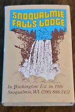 Vintage Snoqualmie Falls Lodge WA Columbia Gorge Hotel Matchbook Unstruck picture