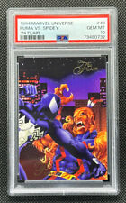 1994 Marvel Universe Flair #49 Puma vs Spidey Spider-Man PSA 10 picture