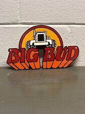 BIG BUD Thick Metal Sign Farm Service Gas Oil Tractor Diesel Garage picture