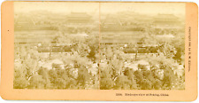 Kilburn, Stereo, China, Birds-eye-view of Beijing Vintage Stereo Card - Print picture