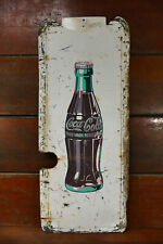 Vintage Original 1947 Coca Cola Soda Pilaster Advertising Sign - No Button picture