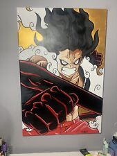 One Piece Luffy Original Painting 24x36 OG Design picture