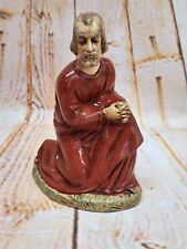 Vintage Holland Mold Kneeling Joseph Nativity Ceramic Figure Hand Painted 6