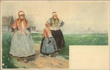 Cassiers Marken Holland Dutch Costumes c1900 Fine Litho Postcard #2 picture