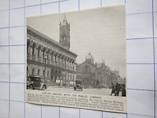 Copley Square public library centre of intellectual Boston   c  1926 picture