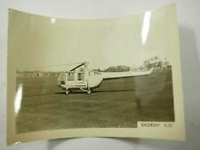 Sikorsky S-52 from Aeroplane Photo Supply Collection B&W picture