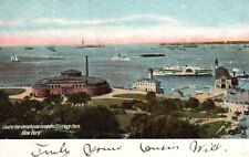 Postcard NY New York City Castle Garden Aquarium Battery Park Vintage PC J8438 picture