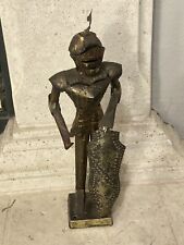 ANTIQUE MEDIEVAL KNIGHT OF VALOR SUIT OF ARMOR ~ 15 IN. picture