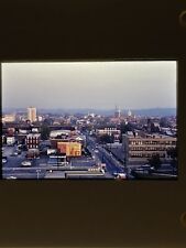Vintage 35mm Original Slide Northern Kentucky Birds Eye View Texaco City Scene picture