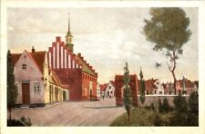 Den Danske Landsby Scarboro Maine Postcard Postmark 1933 The Danish Village picture